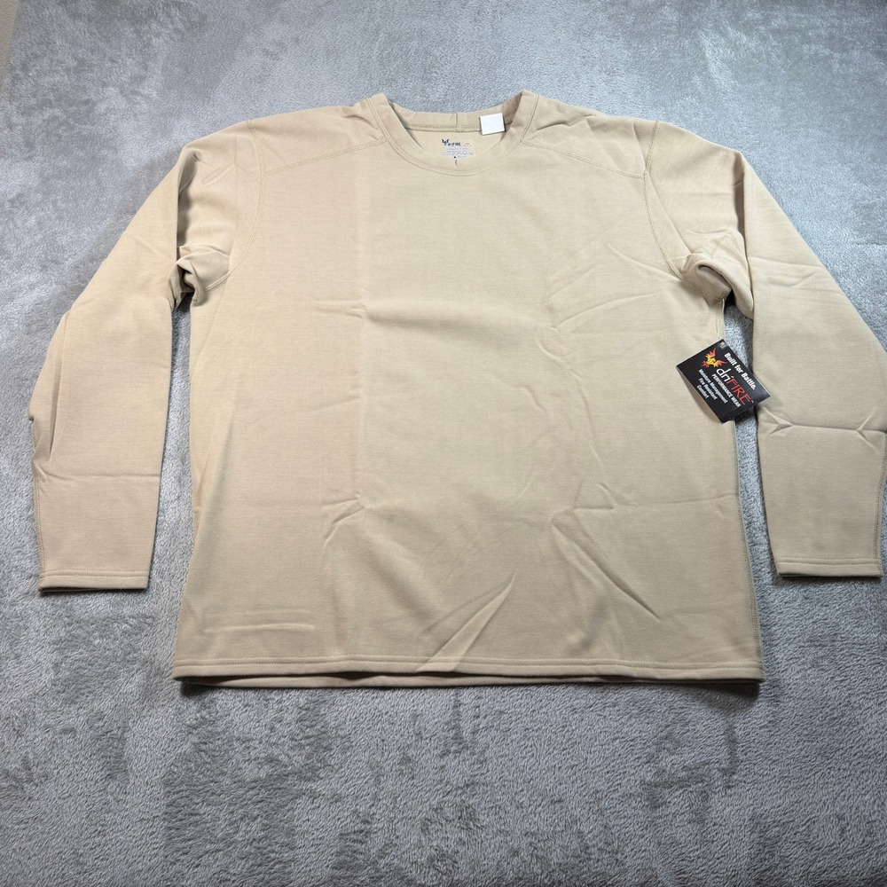 DriFIRE Performance FR Wear Men Large Tan Flame Resistant Long Sleeve DF2-277LS